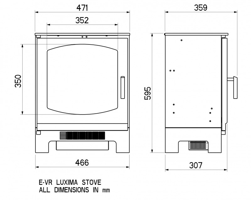 Electristove VR Luxima from Celsi