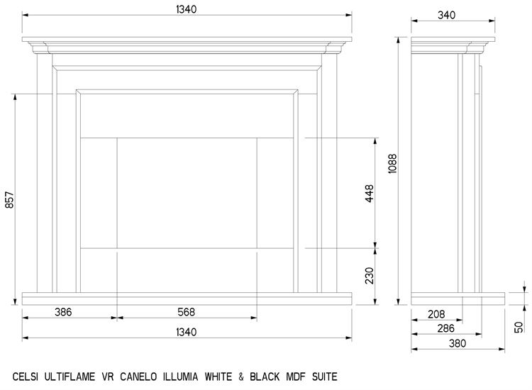 Ultiflame VR Canelo Illumia Suite from Celsi
