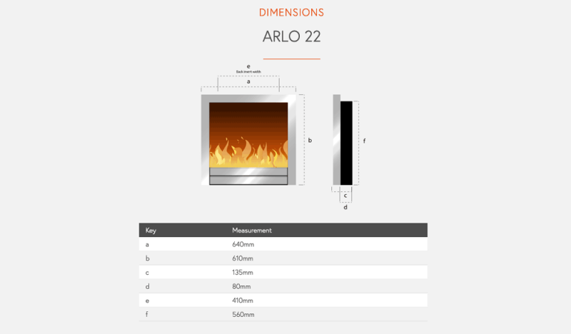 Arlo 22 Electric Fire from Flamerite