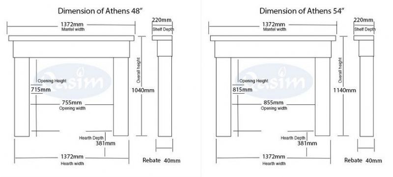 Athens Marble Fireplace from Qasim