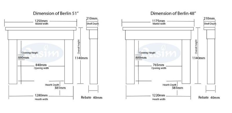 Berlin Marble Fireplace from Qasim