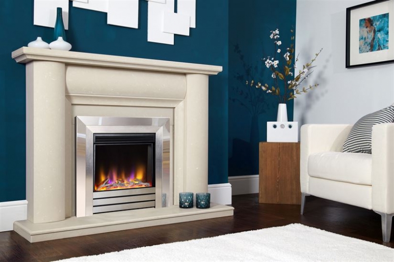 Electriflame VR Acero Chrome and Satin Silver from Celsi