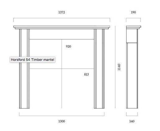 Horsford 54 Timber Surround from Capital Fireplaces