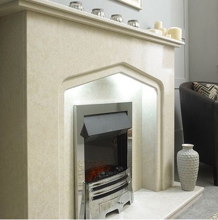 Lawrence Marble Fireplace from Qasim