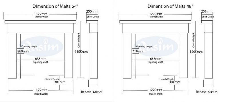 Malta Marble Fireplace from Qasim