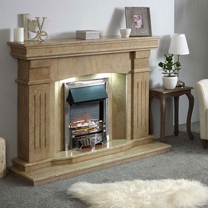 Milan Marble Fireplace from Qasim