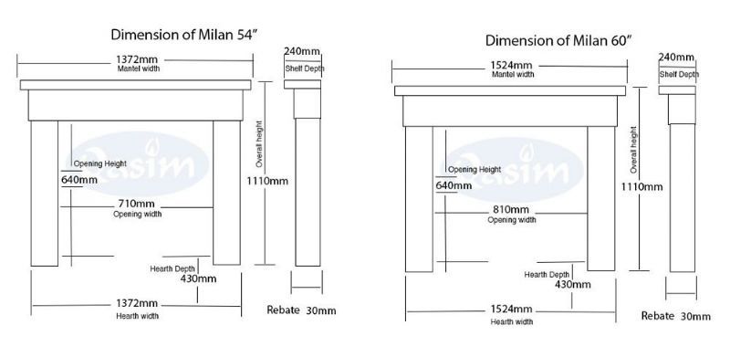 Milan Marble Fireplace from Qasim