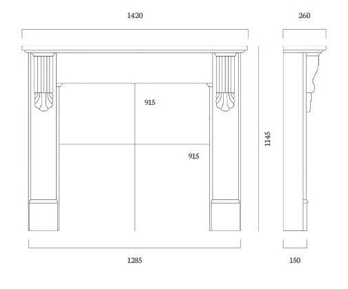 Nuffield Marble Fireplace from Capital Fireplaces