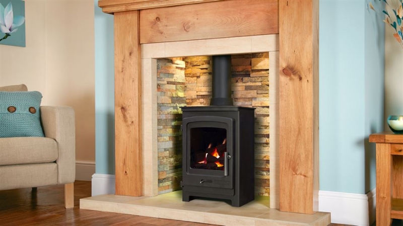 P1 Contemporary Coal from Portway Stoves