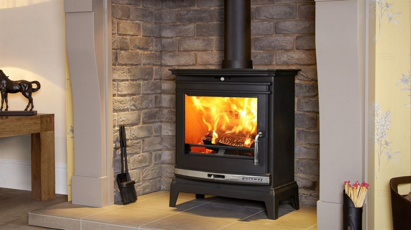 Rochester 7 Chrome Door Trim from Portway Stoves