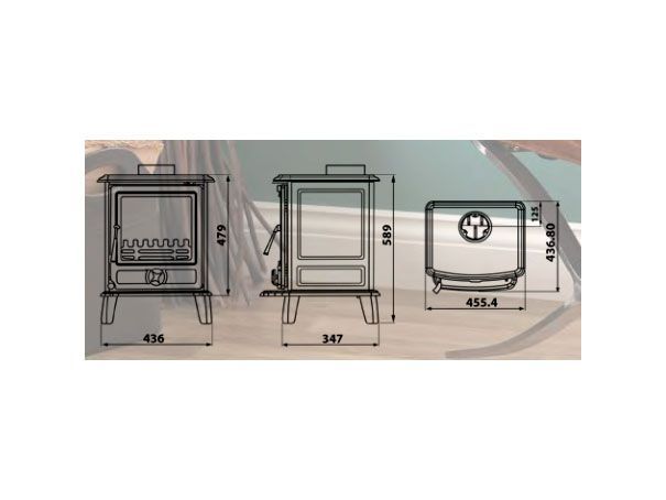 Puma 7 Multi Fuel Stove from Cast Tec