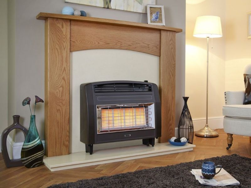 Strata Outset Gas Fire from Flavel