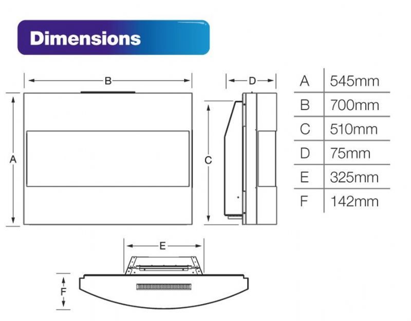Langley Slimline Gas Fire from Kohlangaz